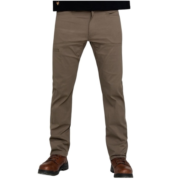 Wrangler Men's ATG Utility Pants Morel. Dark Taupe Gray Size 36 x 32 #1520 - Picture 1 of 8